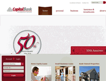 Tablet Screenshot of capitalbank-ga.com